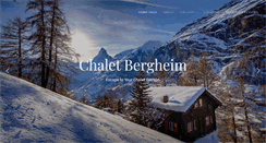 Desktop Screenshot of chaletbergheim.com